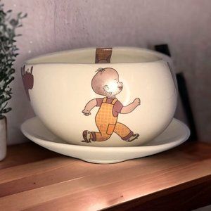 Max Brenner Teardrop Hug Mug Chocolate By The Bald Man Ceramic Cup And Saucer